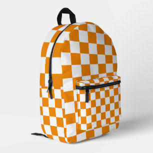 Kariertes Muster Bedruckter Rucksack