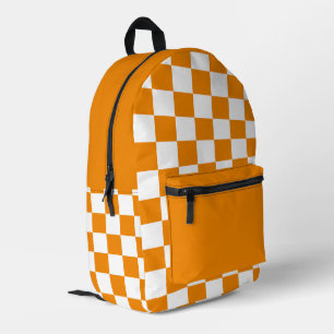 Kariertes Muster Bedruckter Rucksack