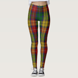 Kariertes Muster des Buchanan Clan Tartan Leggings