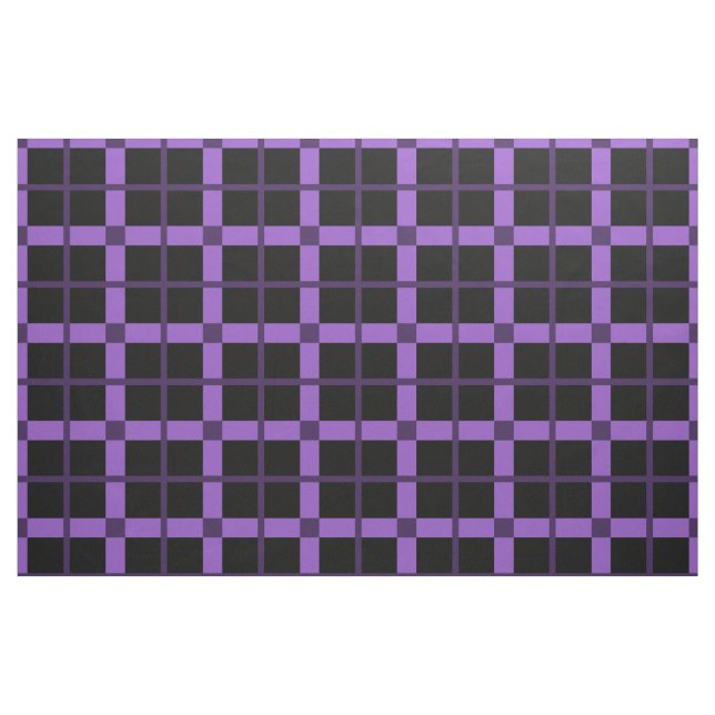kariertes Muster des einfachen klassischen lila Stoff (Fat Quarter (45,7 x 55,9 cm))