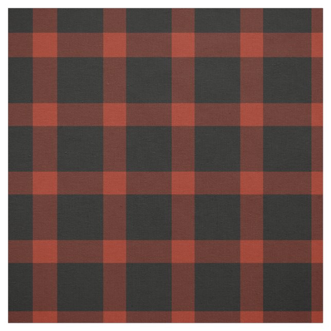 Kariertes Muster in Rot und Schwarz Stoff (Muster)