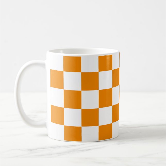 Kariertes Muster Kaffeetasse (Links)