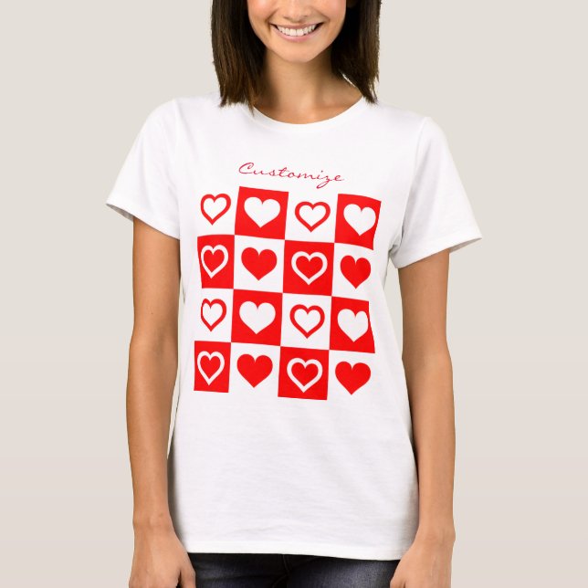 Kariertes Muster, Thunder_Cove T-Shirt (Vorderseite)