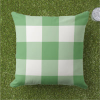 Kariertes Muster von Gingham und Weiß