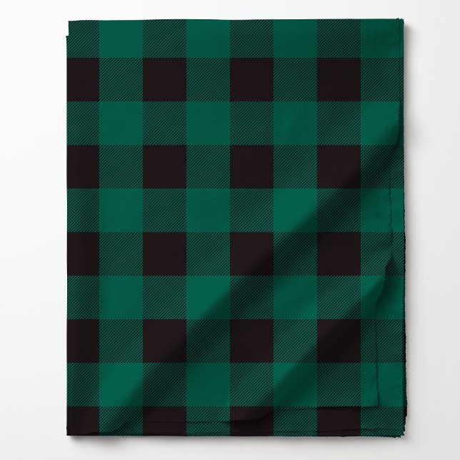 Kariertes Muster von Green und Black Buffalo Stoff (Von Creator hochgeladen)