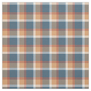 Kariertes Muster von Rotbrauner Retro Tartan Stoff
