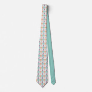 Kariertes Ostern Plaid Krawatte