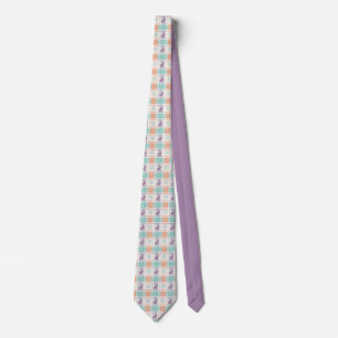 Kariertes Ostern Plaid Krawatte