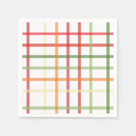 Kariertes Papier Napkin Serviette