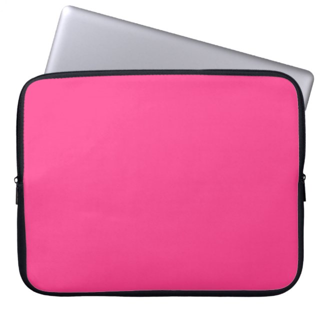 Kariertes Pink Laptopschutzhülle (Vorderseite)