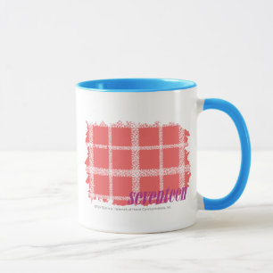 Kariertes Rosa 2 Tasse