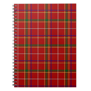 Kariertes Rotes Tartan Notizblock