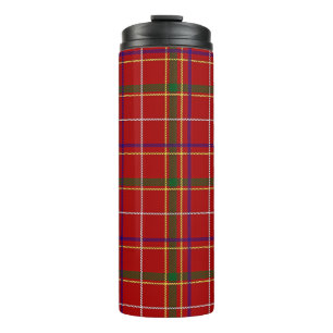 Kariertes Rotes Tartan Thermosbecher