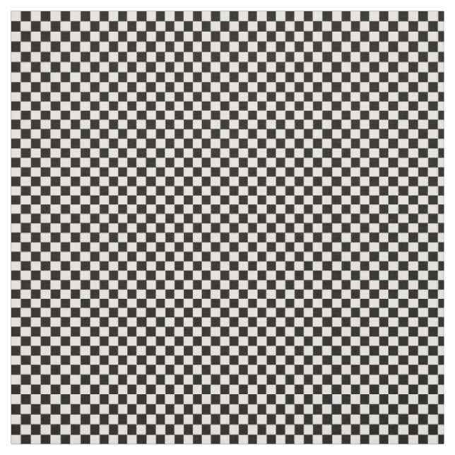 Kariertes Schwarzweiss-Muster Stoff (Muster)