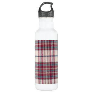 Kariertes Shirt Edelstahlflasche