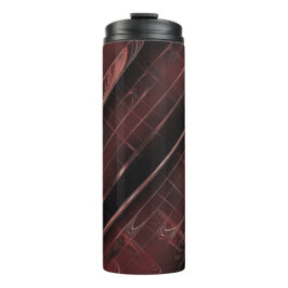 Kariertes Statement-Element Thermosbecher