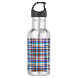 Kariertes Stoff Kariert Druckmuster-57688 Edelstahlflasche