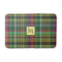 Kariertes Tartan-Gelb-Rosa-Grün
