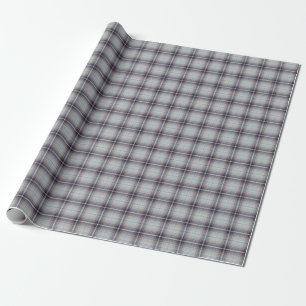 Kariertes Tartan-Muster Geschenkpapier