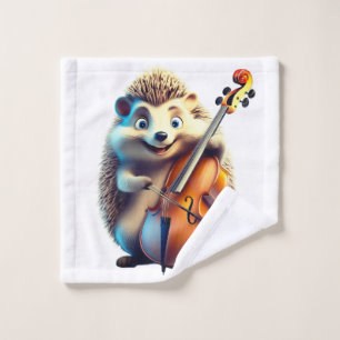 Karikatur, Cartoon, Illustration  Ein Musical  Badhandtuch Set