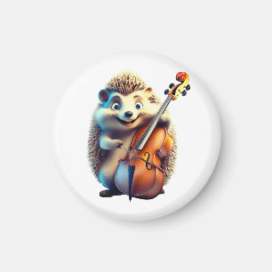 Karikatur, Cartoon, Illustration Ein Musikalische Magnet