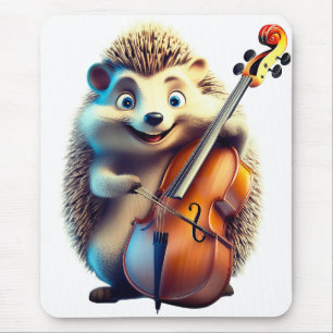 Karikatur, Cartoon, Illustration Eine Musik Mousepad