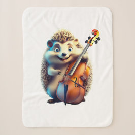 Karikatur, Cartoon, Illustration Eine Musik Sherpadecke