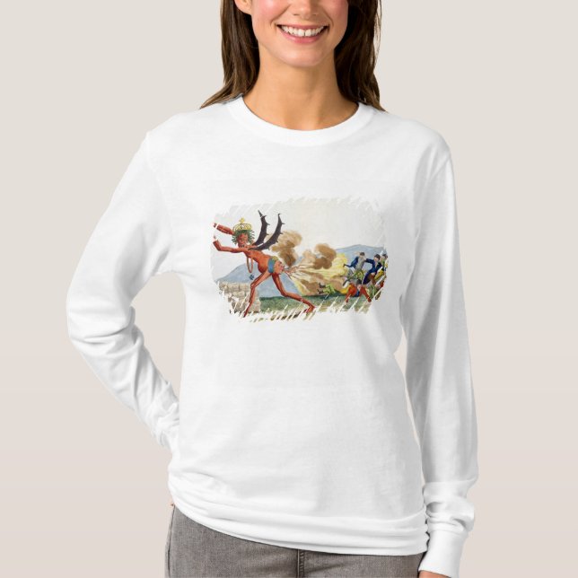 Karikatur der englischen Regierung, 1793 T-Shirt (Vorderseite)