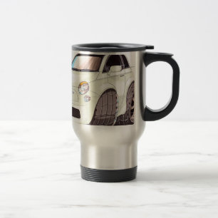 Karikatur Fiat 500 tuningsArt und Weise! Reisebecher