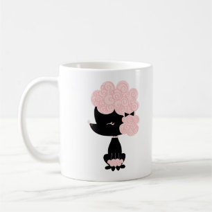 Karikatur Französischer Pudel Kaffeetasse