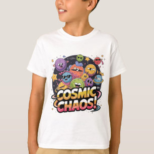 Karikatur-Galaxie mit Whimsikcharakter T-Shirt