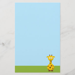 Karikatur-Giraffe Briefpapier
