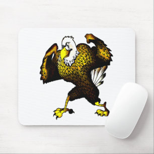 Karikatur Kampf Adler Mousepad