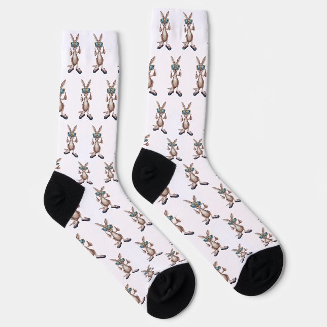 Karikatur Känguru Socken (Rechts)
