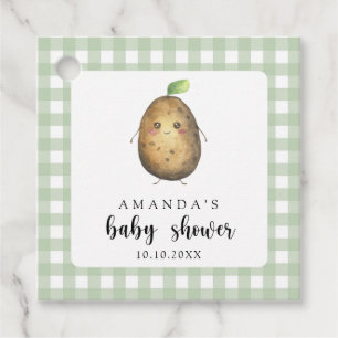Karikatur-Kartoffel-Baby-Party Geschenkanhänger