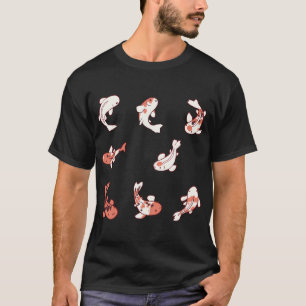 Karikatur-Koi-Fisch-Packung T-Shirt