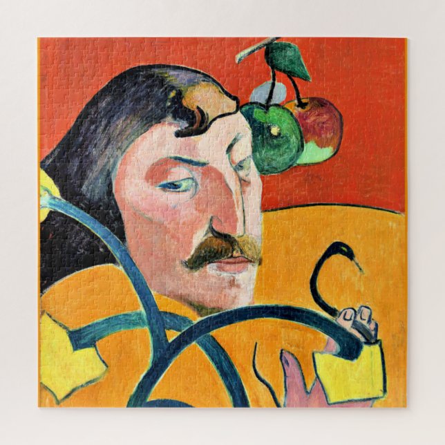 Karikatur, Kunstmalerei von Paul Gauguin (Vertikal)