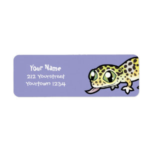 Karikatur Leopardgecko
