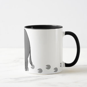 Karikatur Miniaturschwein Tasse