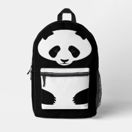 Karikatur-Panda Bedruckter Rucksack