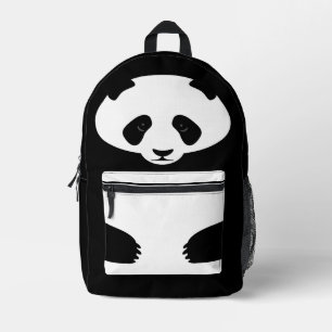 Karikatur-Panda Bedruckter Rucksack