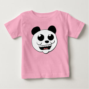 Karikatur-Panda-Kopf Baby T-shirt
