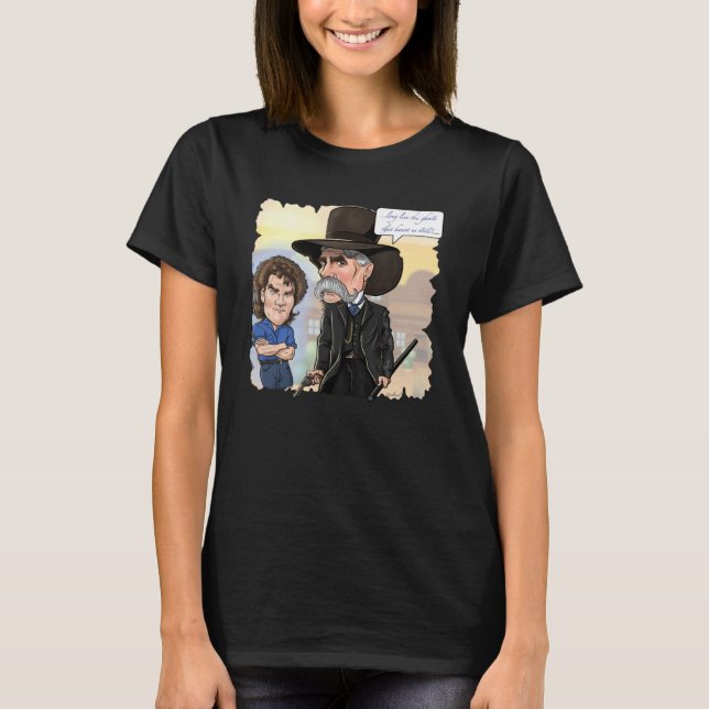 Karikatur-Parody-Serie T-Shirt (Vorderseite)