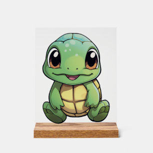 Karikatur-Schildkröten-Illustration Kopie Kopie Ko Acrylschild