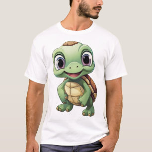 Karikatur-Schildkröten-Illustration Kopie T-Shirt