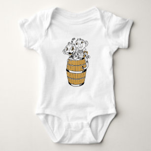 Karikatur Stammesaffe Baby Strampler