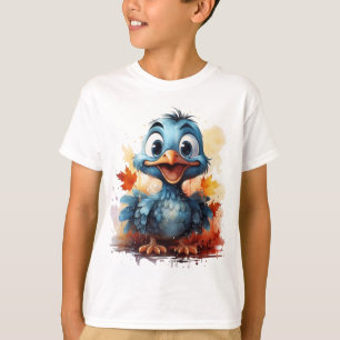 Karikatur Truthahn Illustration T-Shirt