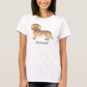 Karikatur und Text der Dackel "Drahthaare" T-Shirt