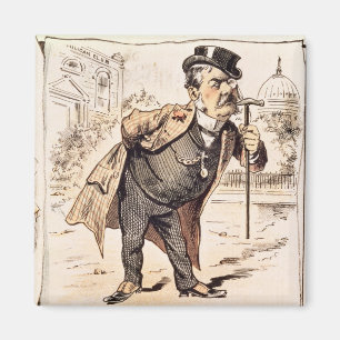Karikatur von Chester Alan Arthur, c.1883 Magnet