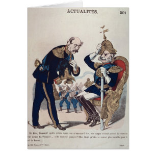 Karikatur von Kaiser Wilhelm von Preußen